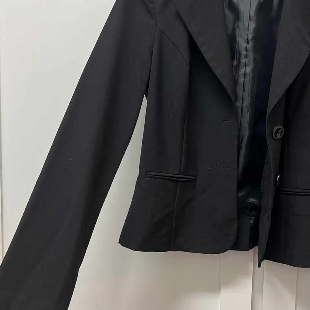 Black Button blazer - Picture 3 of 5